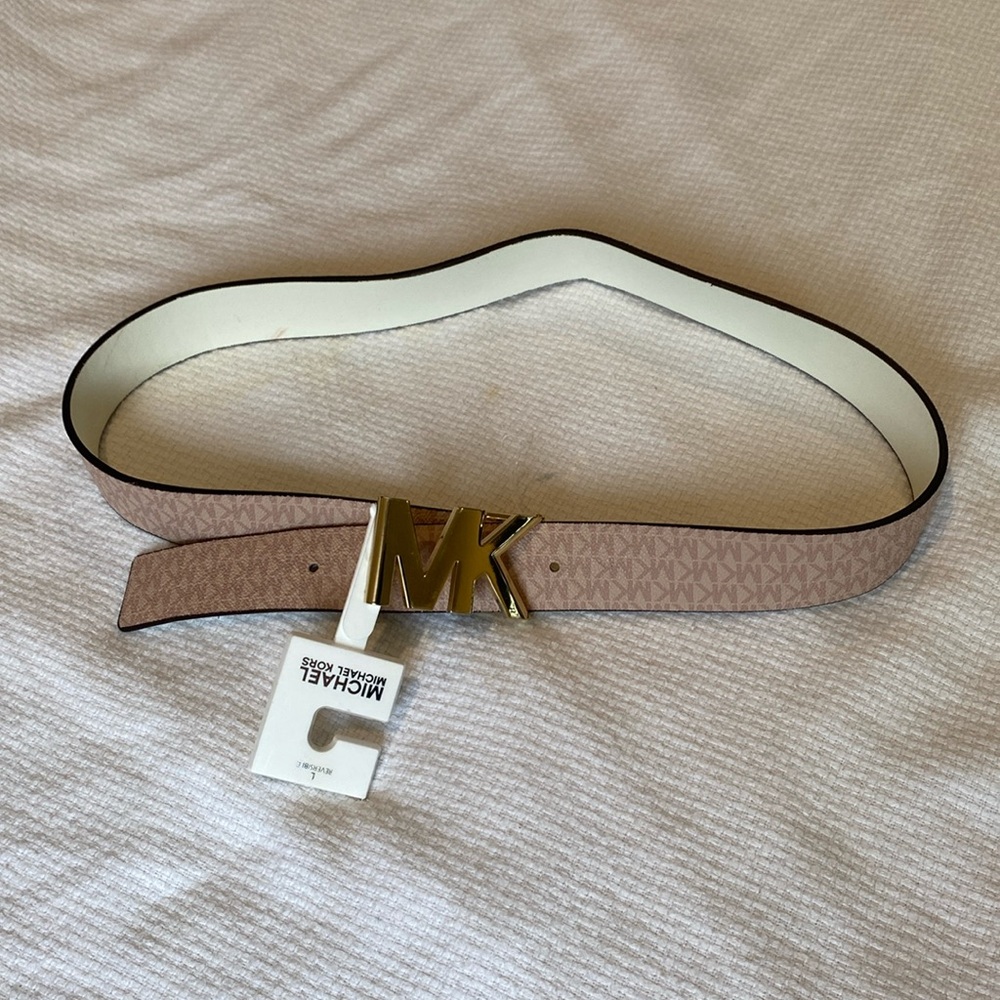 Brand new Michael Kors pink belt